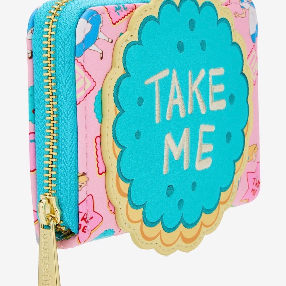 Loungefly Disney Alice in Wonderland  Mini Backpack AND matching wallet - Picture 8 of 10